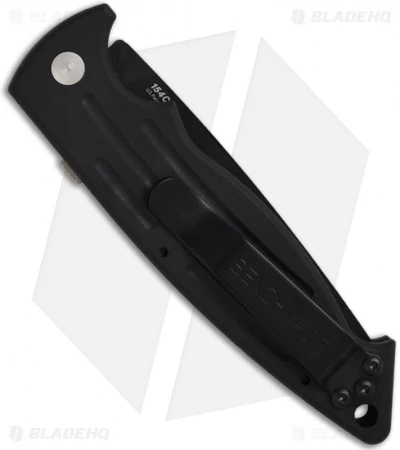 Benchmade 2550SBK Mini Reflex Automatic Knife (3.16" Black Serr) - Image 2