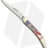 Case Small Texas Toothpick 3.00" Red White And Blue Swirl Corelon 910096STAR