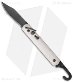 Colonial Knife Company Tan Auto Rescue Knife W/Rescue Hook Bail (3" Black) 729