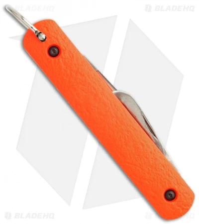 Colonial Knife Company M-724 Orange Auto Rescue Knife W/Bail Loop (3" Pln) - Image 2