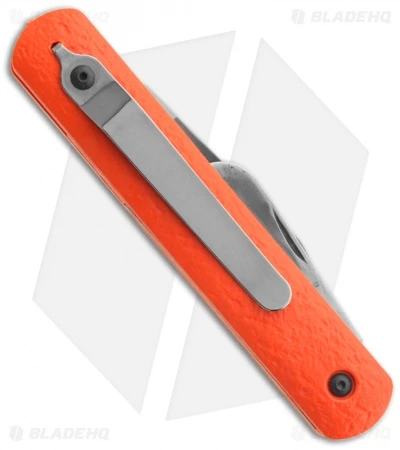 Colonial Knife Company M-724 Orange Auto Rescue Knife Bail Loop/Clip (3" Plain) - Image 2