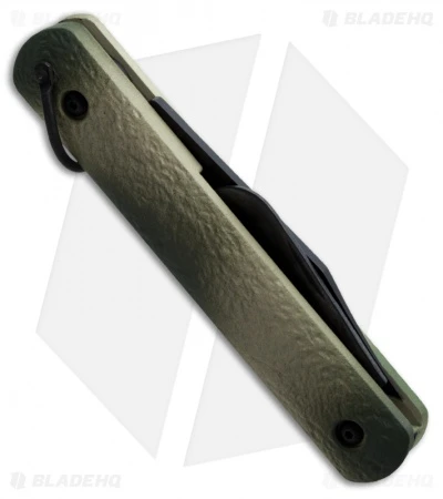 Colonial Knife Company M-724S Camo Auto Rescue Military Knife (3" Black Serr) - Image 2