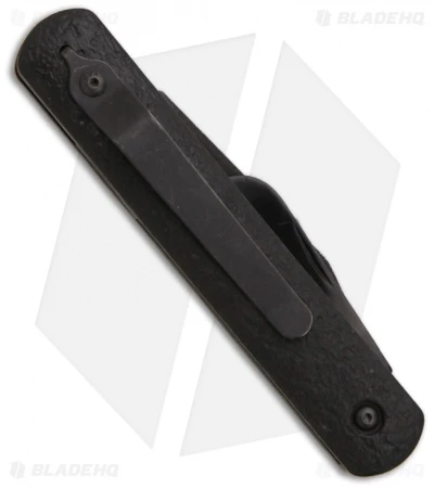 Colonial Knife Company M-724 Black Auto Rescue Military Knife W/Clip (3" Serr) - Image 2