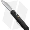 Colonial Knife Company Black Rescue Automatic Knife (3" Plain) M-724