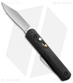 Colonial Knife Company M-724 Black Auto Rescue Knife + Clip (3" Satin)