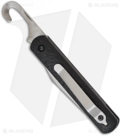 Colonial Knife Company M-724 Black Auto Rescue Military Knife W/Clip (3" Serr) - Image 3