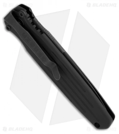 Gerber Auto Covert Automatic Knife (3.8" S30V Black Serr) 30-000137 - Image 2