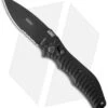 HTM Gun Hammer Torpedo Automatic Knife (3.5" Black Serr)