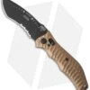 HTM Gun Hammer Radian Automatic Knife Flat Dark Earth (3.5" Black Serr)