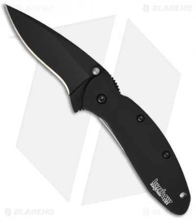 Kershaw Scallion Assisted Opening Knife Black (2.25" Black) 1620ALBLK