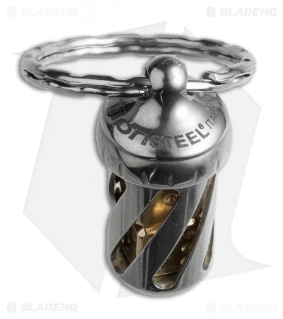 LionSteel Acorn Dice Keychain (Brass) DDOT - Image 4