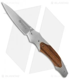 Maserin Gun Liner Lock Knife Stainless/Bocote (3.25" Satin) 397/BO