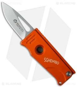 Maserin Sghembo Knife Orange Aluminum (2" Bead Blast) 565/A