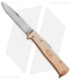 Otter Mercator Lockback Folding Knife Copper (3.5" Satin) SS