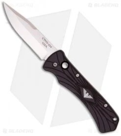 Paragon Mini ERT Black Automatic Knife (2.75" Satin Plain)