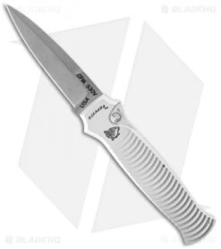 Piranha Bodyguard Automatic Knife Silver (3.3" Stonewash)