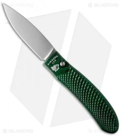 Piranha Toxin Automatic Knife Green (3.75" Mirror)