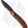 Piranha Toxin Automatic Knife Orange (3.75" Black Serr)