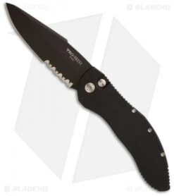 Pro-Tech Doru Automatic Knife Elishewitz Black Handle (3.5" Black Serr) 2016