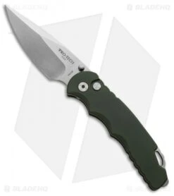 Pro-Tech TR-5 Lerch Spring Assisted Knife Green (3.25" Stonewash) SA.1 GRN