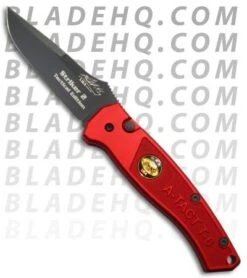 Randall King Red Tactical Swift Striker II Auto Knife (Black PLN)