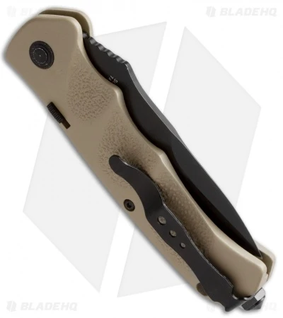Schrade Mini Extreme Survival Spear Point Automatic Tan (2.5" Black) SC60MBR - Image 2