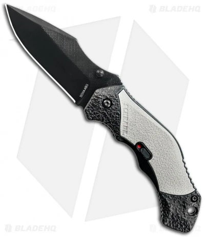 Schrade SCHA4BG Clip Point MAGIC Spring Assisted Knife (3.3" Black Plain)