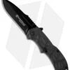 Smith & Wesson Black Ops SWBLOP3 Gray Spring Assisted Knife (3.35" Black Plain)