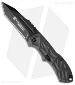 Smith & Wesson Small Black Ops SWBLOP3SMT Tanto Knife (2.5" Plain)