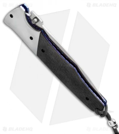 Vallotton Custom Merc Series 2 D/A Automatic Knife Carbon Fiber (5" Satin) - Image 2